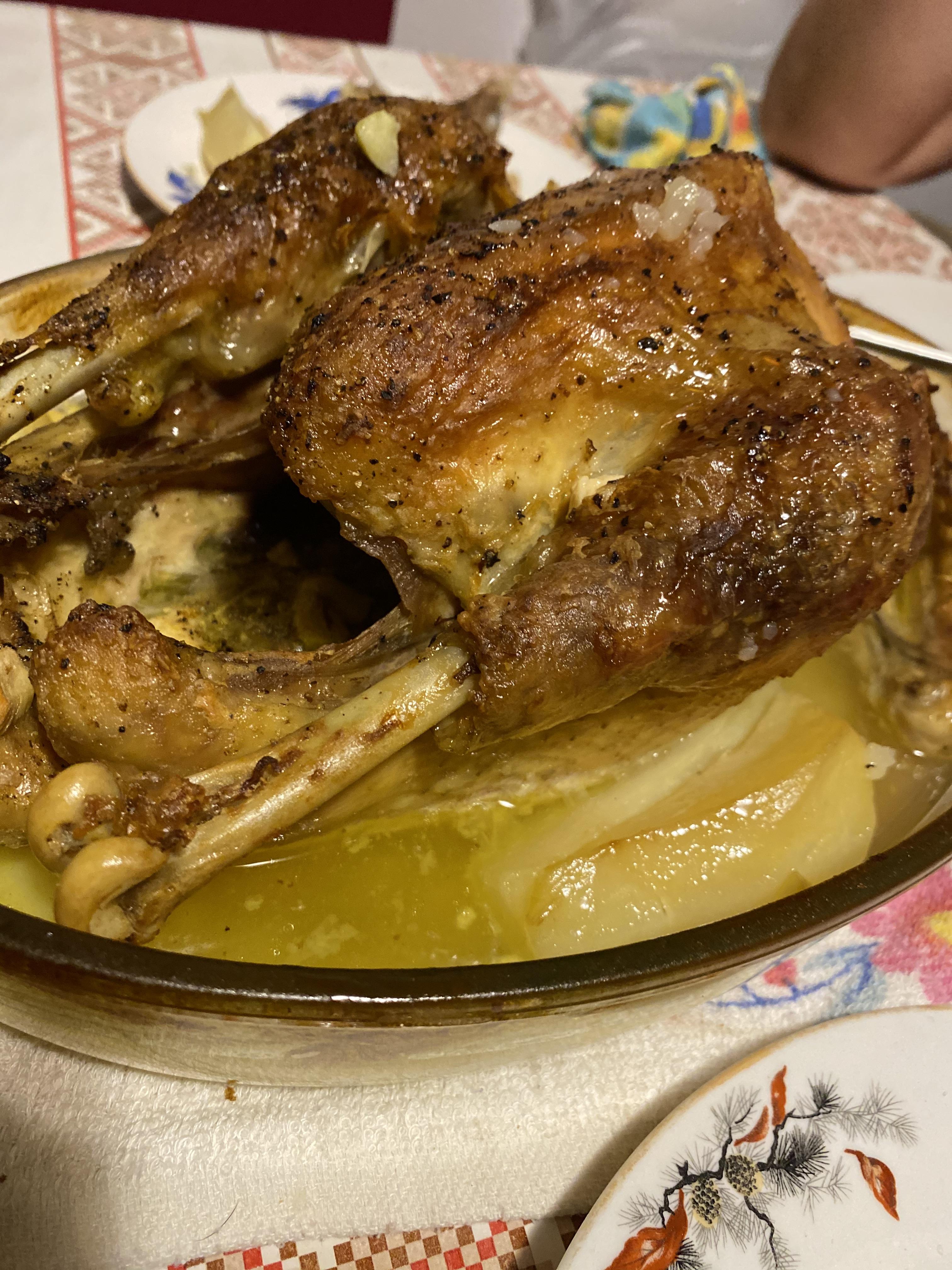 Pui de casă la cuptor
